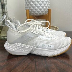 Under Armour White HOVR Sneakers